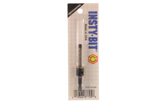 Insty-Bit Drill Guide - Hex Shank. Available in 5/64" size, 3/32" size, 7/64" size.   Made in USA.