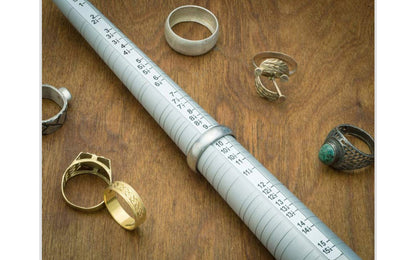 10" Aluminum Ring Stick. Ideal for professional jewelers, jewelry makers, & hobbyists.