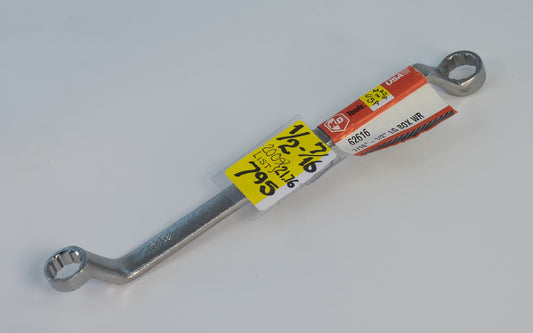 KD Tools Combination Wrench 1/2" - 7/16". Model 62616. Made in USA.