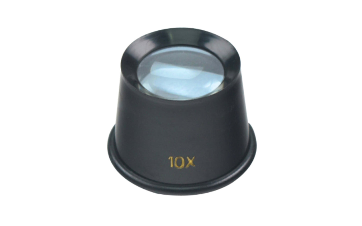 Glass Lens Plastic Eye Loupe. 10X magnification. 25 MM diameter lens. Jewelers Loupe made by SE.