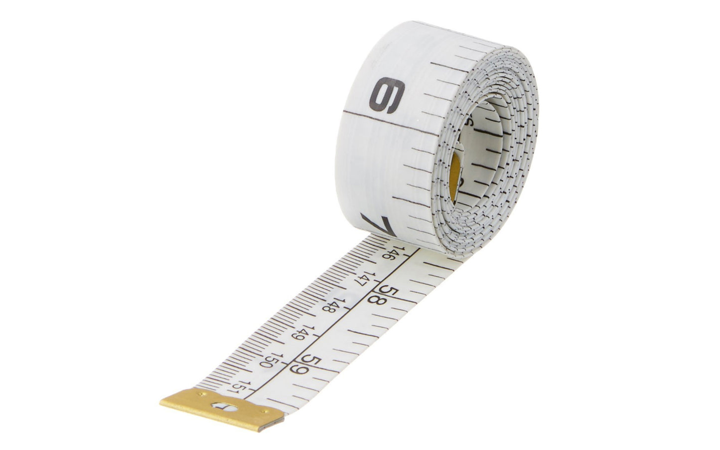 5' Double-Sided Tape Measure. Good for apparel, textile, tailoring, or fitness industries, or simply need a reliable measuring tool for the home, office, workshop, crafts, etc. Made by SE.