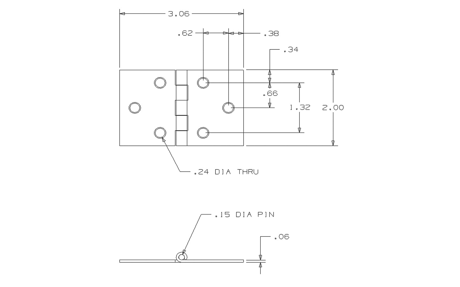 2" x 3-1/16" Solid Brass Hinges ~ 2 Pack. Solid brass hinges are designed for desks, small boxes, jewelry boxes, small lightweight cabinet doors, craft projects. Solid brass material with a bright brass finish. Surface mount. Non-removable pin. Pair of desk hinges. National Hardware Model No. N211-888. 