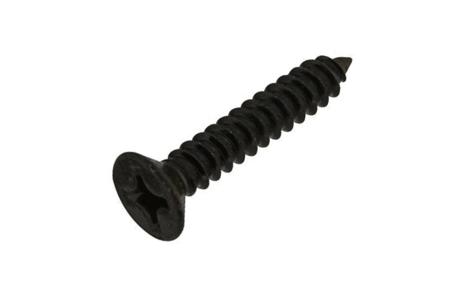 Satin Black Finish replacement No. 12 screws. Made of steel material with an black stain finish. Phillips flat head wood screws. 18 pcs in pack. Stanley National Hardware Model No. N224-386.