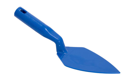 Marshalltown's contractor-grade, Single-Use Pointed Trowel comes in durable plastic that won't rust or corrode. Designed for one time use. Made in USA. 035965062824. Model PPT282. Marshalltown Single-Use Trowel.