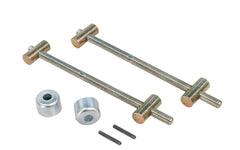 Build your own adjustable handscrew clamp with this kit. This kit is designed for 14" Jaw Length Handscrew Clamps. Spindles & swivel nuts are of cold drawn carbon steel & the threads have double leads for rapid operation & close tolerances. All metal parts are treated to prevent rust. Made in USA. 099687001400