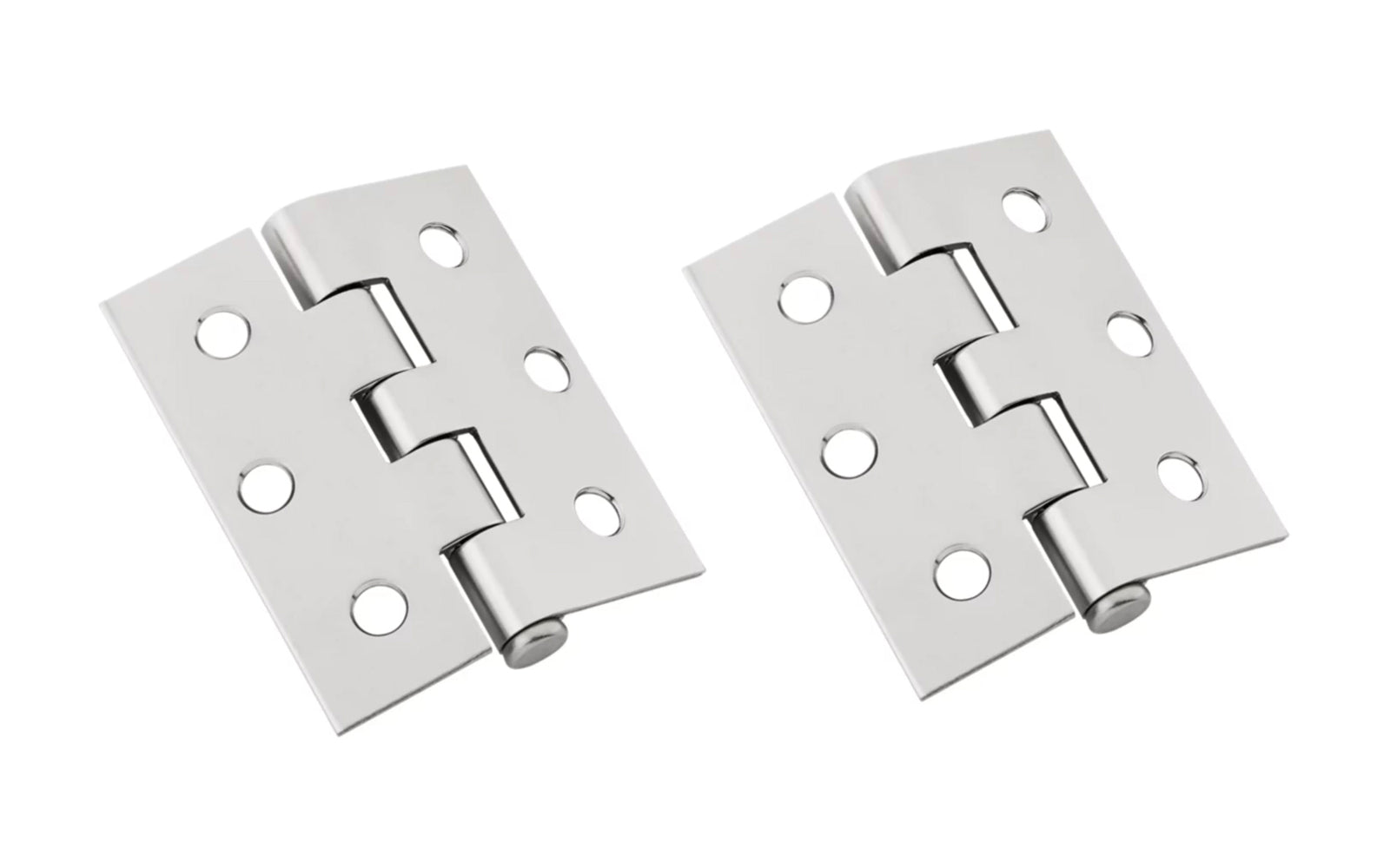 These 3" x 2-1/2" Screen / Storm Door Hinges are designed for use on light screen doors. Sold as two hinges in pack. National Hardware Model No. N185-701. 886780033762