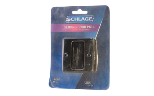 Schlage Oil Rubbed Bronze Finish on Solid Brass material Sliding Door Pull.