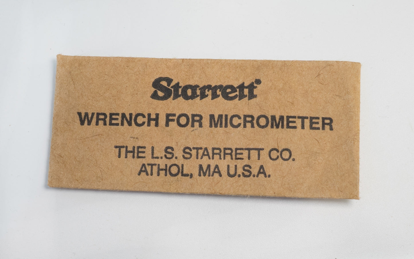 Starrett Wrench for Micrometer
