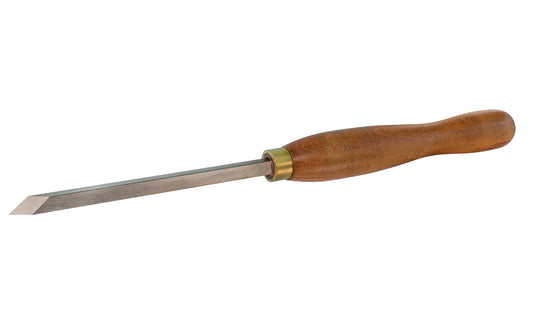 Crown Tools 3/8" Splay Tool. The splay tool can be used as a Skew Chisel, a Box Scraper, a Shear Scraper, and also for detail work on spindles. Model 271F. Wood turning tools. Model 271F.  Made in Sheffield, England.