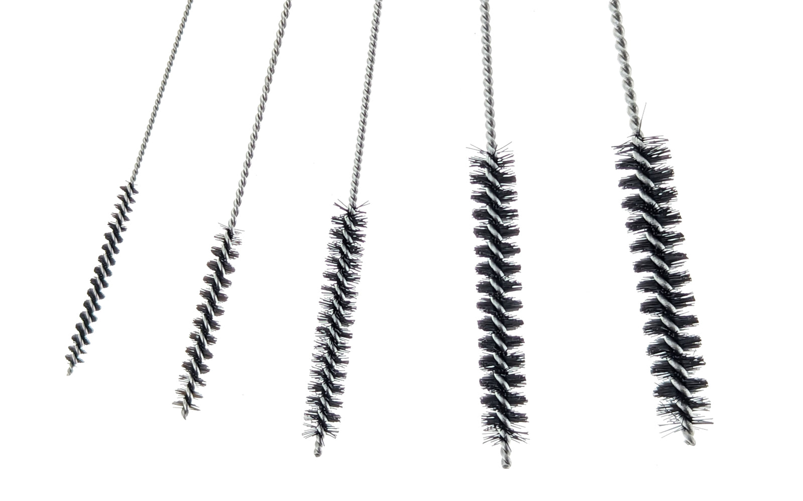 5-PC Mini Cleaning Brush Set. This 5-piece mini cleaning brush set with nylon bristles comes in various sizes, making it versatile for different small household and hobby projects. It's particularly useful for cleaning hard-to-reach spaces. Made by SE.