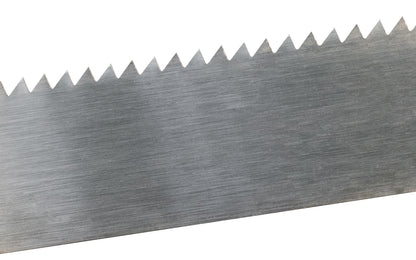 Ulmia Frame Saw Blade 6 TPI 600 mm Blade. A replacement saw blade made by Ulmia in Germany. Large saw teeth with slight push-to-cut orientation for coarser cuts. Suited for cutting to size, and cross cutting of sawn timber. for Replacement blade for Ulmia web saw  See here.   Made in Germany.