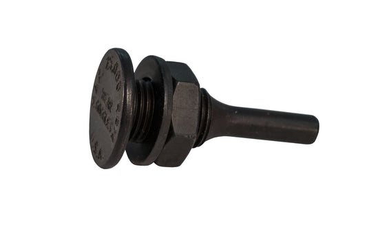 Vermont American Threaded Arbor Shaft - 16810. For use on 3" or smaller wheels with arbor holes. Max RPM 25,000. Made in USA.