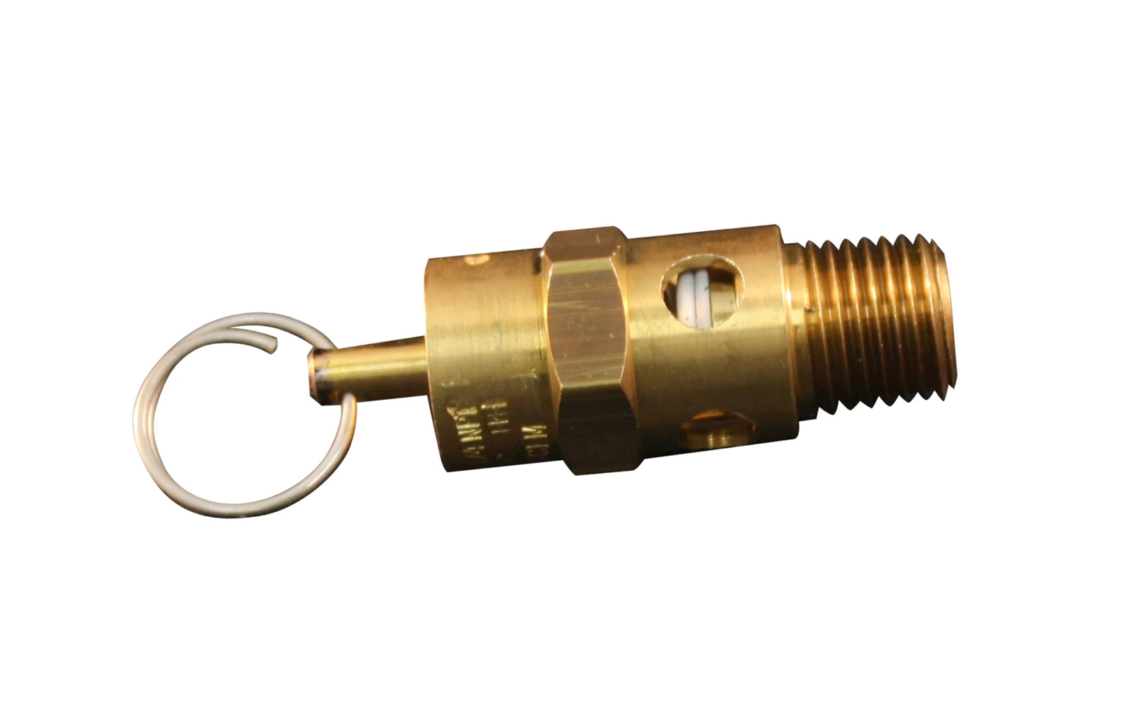 Milton 1/4" MNPT ASME Safety Valve, 150 PSI Pop off Pressure - S-1090-150. 1/4" ASME safety valves are manufactured to ASME standards and certified by the national board of boiler and pressure vessel inspectors. Valves are interchangeable with all other ASME valves of same size and pressure. Valve resets after pressure drops 50%.