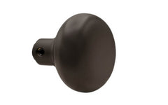 Single Classic Brass Plain Design Doorknob. Quality hollow core wrought brass doorknob with an attractive smooth design. Reproduction Brass Door Knob. Traditional Threaded Brass Knobs. Oil Rubbed Bronze Finish.