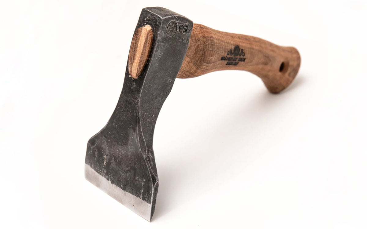 Made in Sweden · Gränsfors Bruk Small Straight Hand Adze No. 476-80 Model ~ 2-3/16" cutting edge (80 mm). Made of high carbon Swedish steel ~ Hand-forged adze.