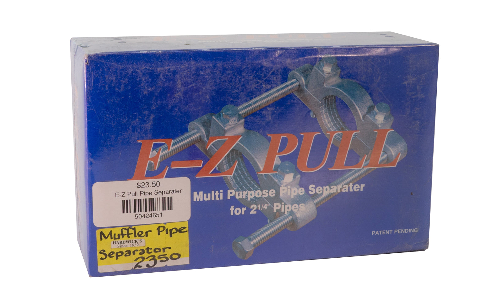 E-Z Pull Pipe Separator. The multi-purpose pipe separator/ muffler pipe separator for 2-1/4" pipes.