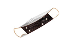 Buck Knives 110 Folding Hunter Knife & Leather Sheath ~ Model No. 0110BRS - Made in USA