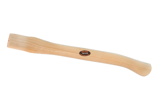 Dalluge 3500 Old Style Replacement Curved Handle is a sleek, aerodynamically handle made from top quality American hickory & machine-gauged to precise balance, double-sanded, buffed & lacquered to assure maximum comfort. 03500. Vaughan Mfg. Made in USA. Model 03500. Eye Size: 0.600" x 1.530". 698250035004