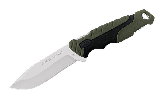 Buck Knives 658 Pursuit, Large Fixed Blade Knife is a multi-purpose alternative to traditional hunting knives, the Pursuit series fills the need for a mid-range hunting knife designed from the beginner to the experienced, serious hunter. Includes a polyester sheath. 4-1/2" long blade. Model 0656GRS-B. 033753147586