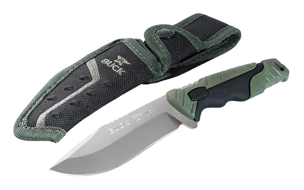 Buck Knives 658 Pursuit, Small Fixed Blade Knife - Green