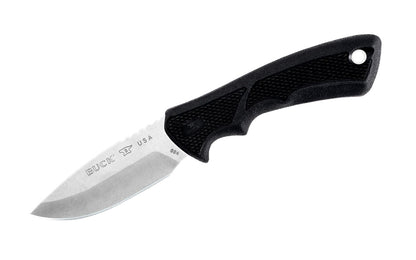 Buck Knives 684 Bucklite, Max II Small Fixed Blade Knife is perfect for hunting or as a general outdoor knife. The ergonomic handle is constructed out of Dynaflex rubber for a superior grip, performance, & lightweight 7-1/2" overall length. Model 0684BKS-B. 033753143724. Full tang fixed blade buck knife.