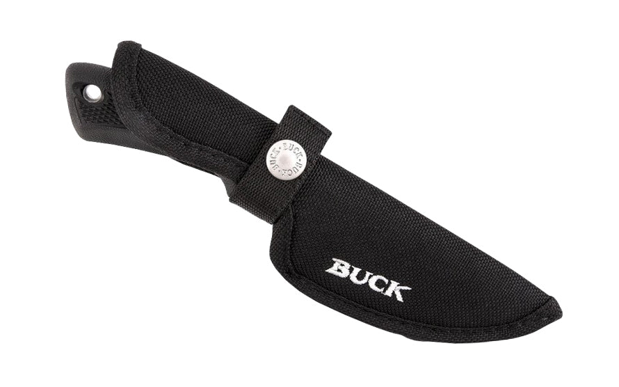 Buck Knives 684 Bucklite, Max II Small Fixed Blade Knife is perfect for hunting or as a general outdoor knife. The ergonomic handle is constructed out of Dynaflex rubber for a superior grip, performance, & lightweight 7-1/2" overall length. Model 0684BKS-B. 033753143724. Full tang fixed blade buck knife.