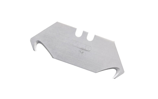 Stanley Utility Hook Blades - 5 Pack ~ 11-961 - Made in USA ~ Blade shape helps prevent damage to whatever is beneath material being cut ~ Edge protection blades for cutting & trimming roofing materials, linoleum, carpet, fabric, cartons & sheet materials. These hook blades fit most standard utility knives