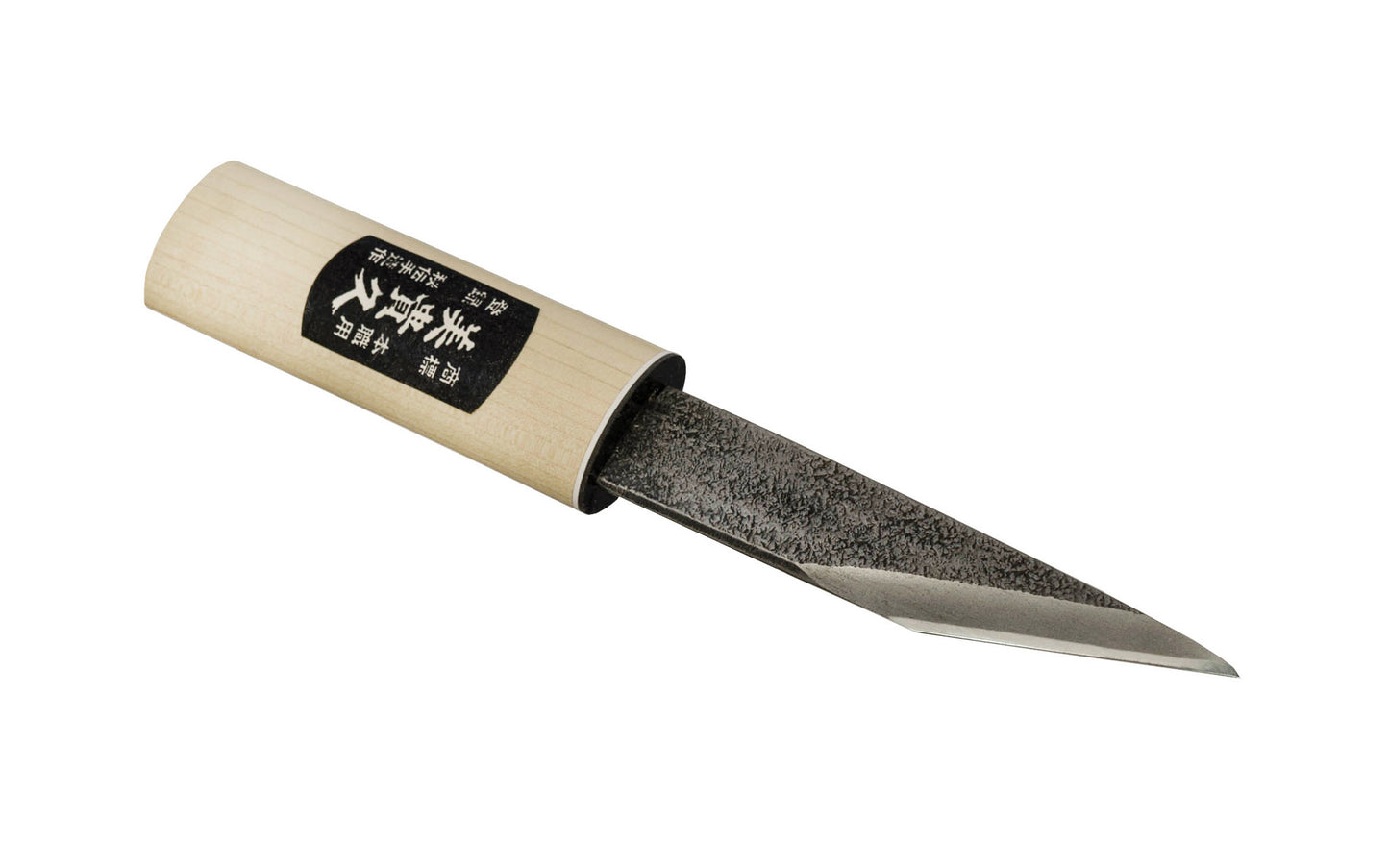 Yokote Japanese Laminated Steel Knife ~ 120 mm ~ Made in Japan · Made of Shirogami White 1.05-1.15% high carbon steel ~ Very pure steel hardened to 64HRC~ Right hand bevel cutting edge~ Fixed blade into handle
