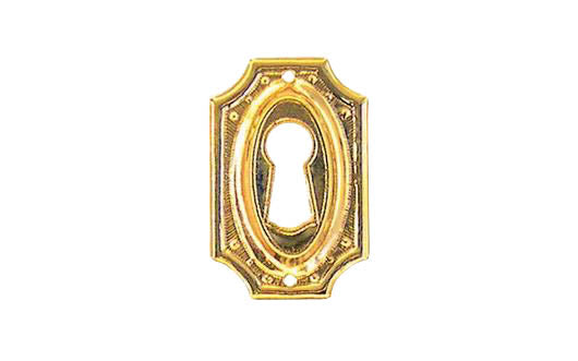 Stamped Brass Keyhole