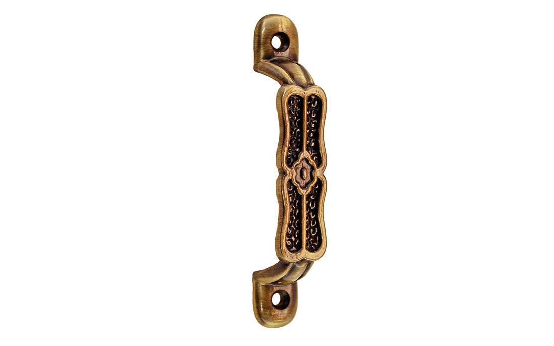Eastlake-Style Handle ~ 3-1/8" On Centers ~ Vertical View