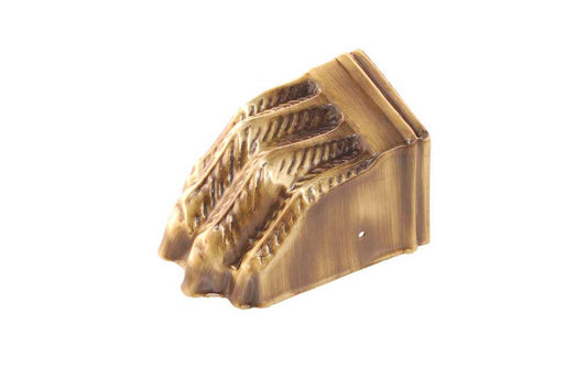Brass Clawfoot Toe Cap ~ Antique Brass Finish ~ Vintage-style Hardware · Traditional & classic ~ Duncan Phyfe style ~ Made of stamped brass material ~  Designed to protect & beautify your furniture ~ Excellent for sofas, tables, dressers, & antique cabinets