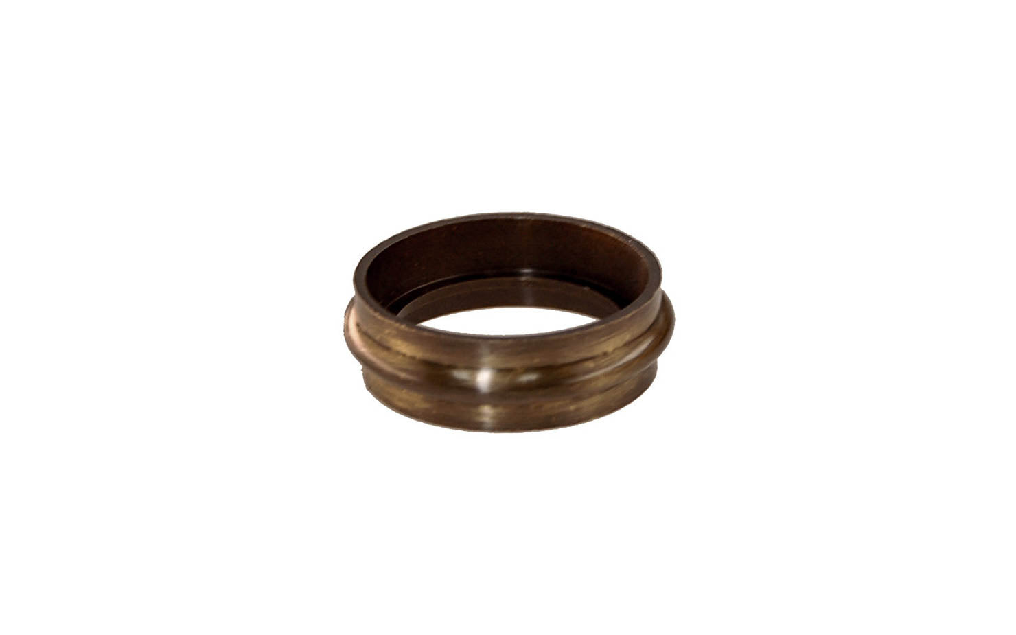 Solid Brass Caster Ring ~ Antique Brass Finish