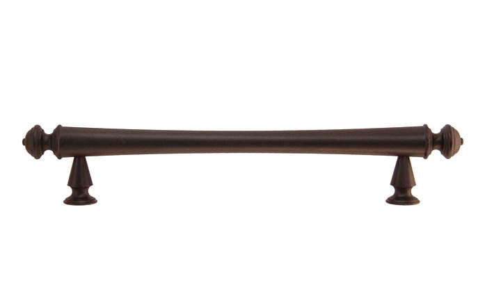 Solid Brass Elegant Handle ~ 5" On Centers ~ Oil Rubbed Bronze Finish
