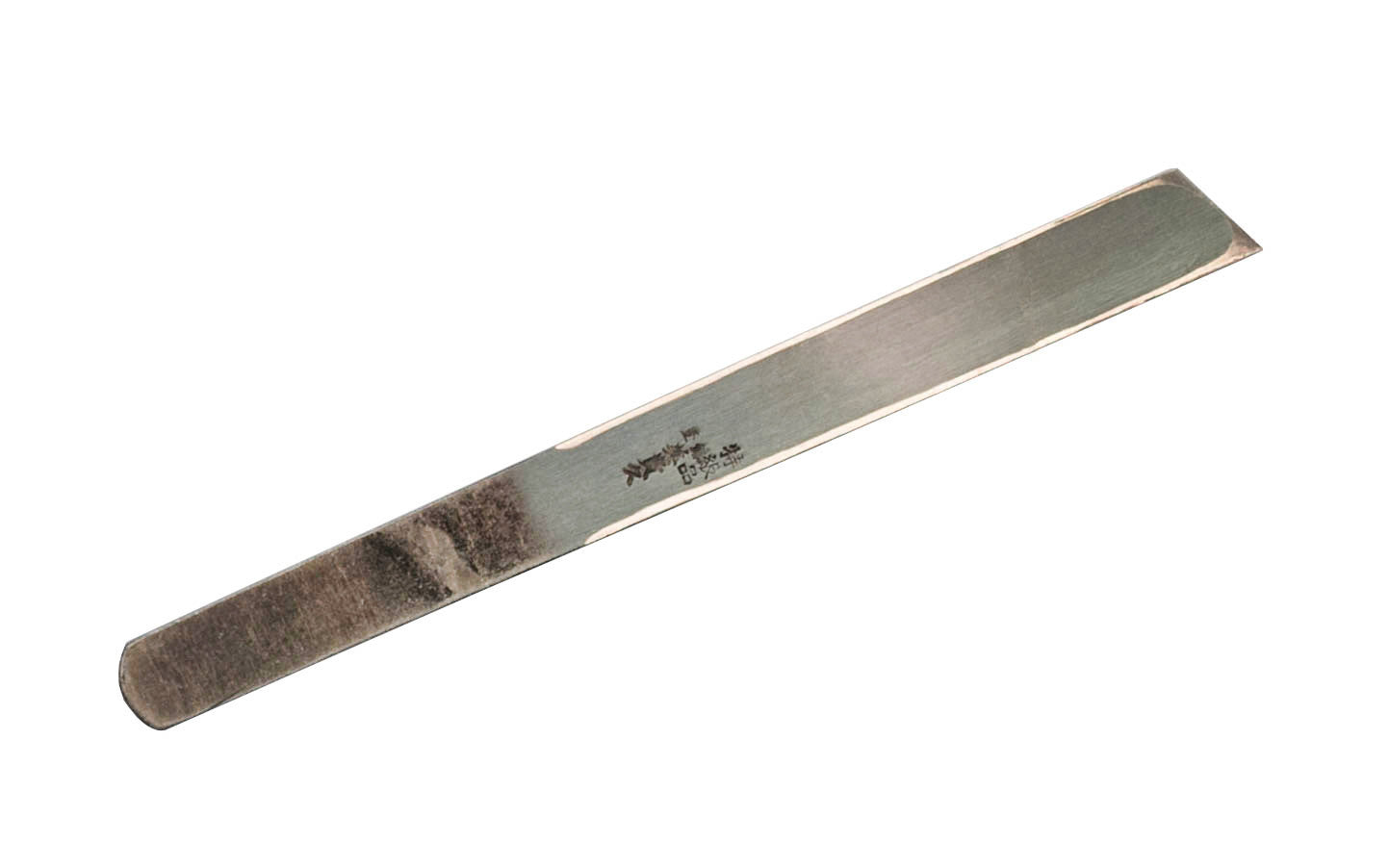 Shiragaki Japanese Laminated Steel Knife Backview ~ 15 mm