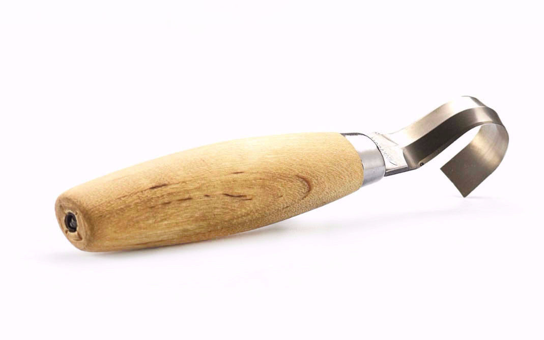 "Eric Frost" Mora of Sweden Wood Carving Hook Knife No. 162 ~ Tang Extends Through Handle