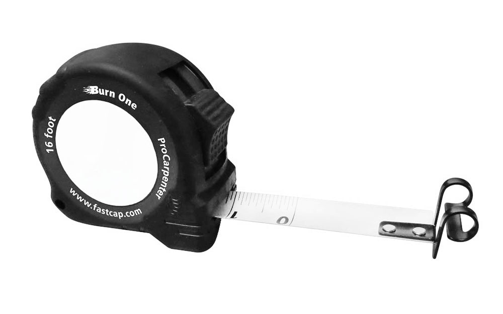 Fastcap Tape Measure FastCap 16' ProCarpenter Burn One Tape Measure ~ Standard – Hardwick & Sons