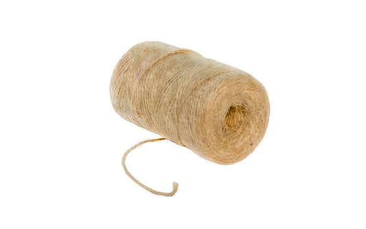 2-Ply Twine Natural Jute Fiber - 252'. Biodegradable, low stretch twine with no added chemicals. Ideal for gardening, arts & crafts projects, wrapping gifts, & other general household applications. Natural brown color. Working load limit is 4 lbs. 2 Ply Natural Jute Fiber