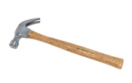 20 oz Smooth Face Claw Hammer with Hickory Handle. 15-1/2" overall length.