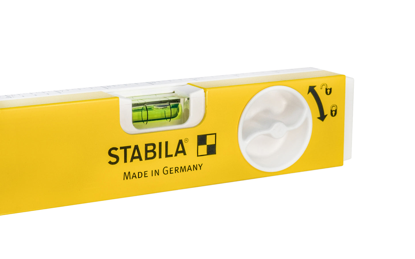 Stabila 25-41" Extendable Level ~ Type 80-T - Model No. 29441 - For fitting windows & doors – work out internal dimensions & align window & door frames. For plumbing installations – install shower trays & baths in a variety of sizes. To extend the length of the level, just pull out to the length needed & lock it firmly into position