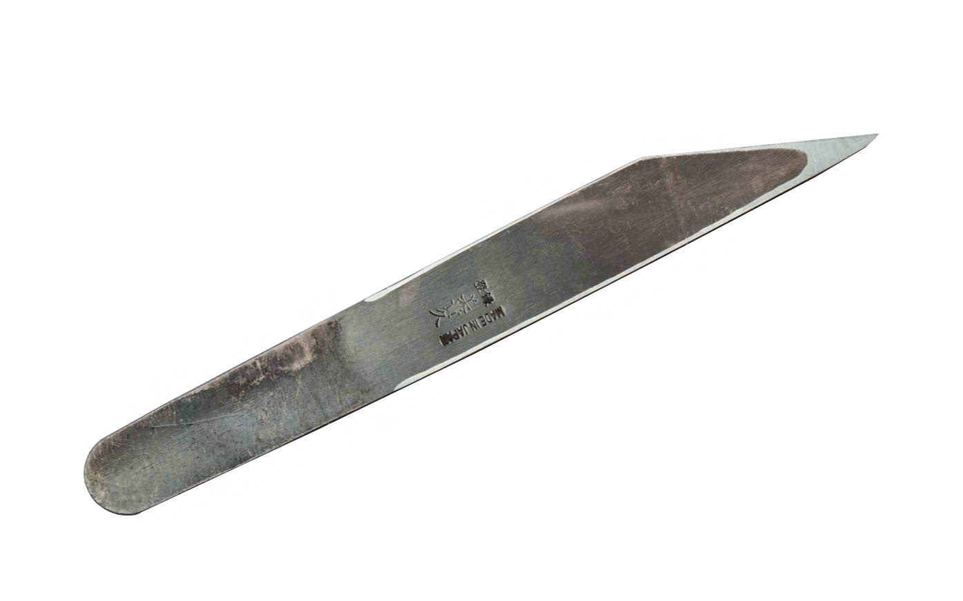 Kiridashi Kogatana Japanese Laminated Steel Knife Backview ~ 21 mm Size