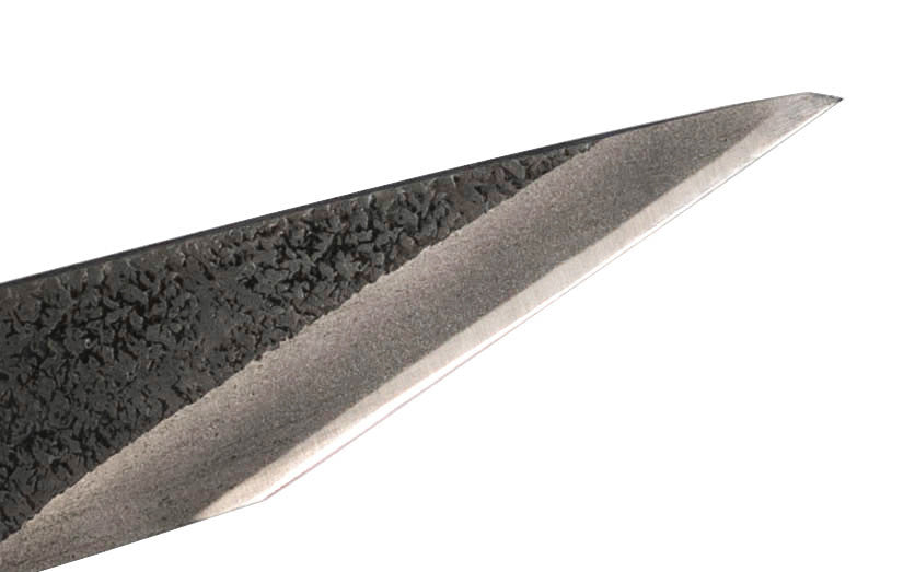 Kiridashi Kogatana Japanese Laminated Steel Knife Closeup ~ 21 mm Size