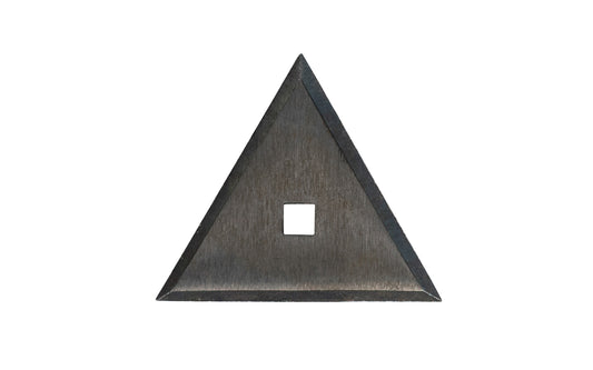 A quality USA-made Triangle Scraper Blade No. 270-B made by C.S. Osborne. The blade is made of carbon steel & tempered. It has a special triangle shape. It is a great wood scraper blade for general woodworking & scraping purposes. Designed as a replacement blade for CS Osborne Scraper Model 270. Made in USA