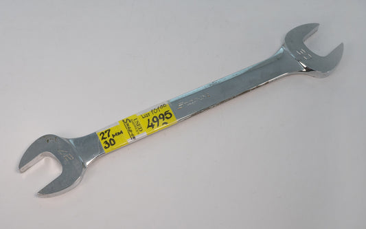 Snap-On 27 mm / 30 mm Open End Wrench  - USED. Made in USA.