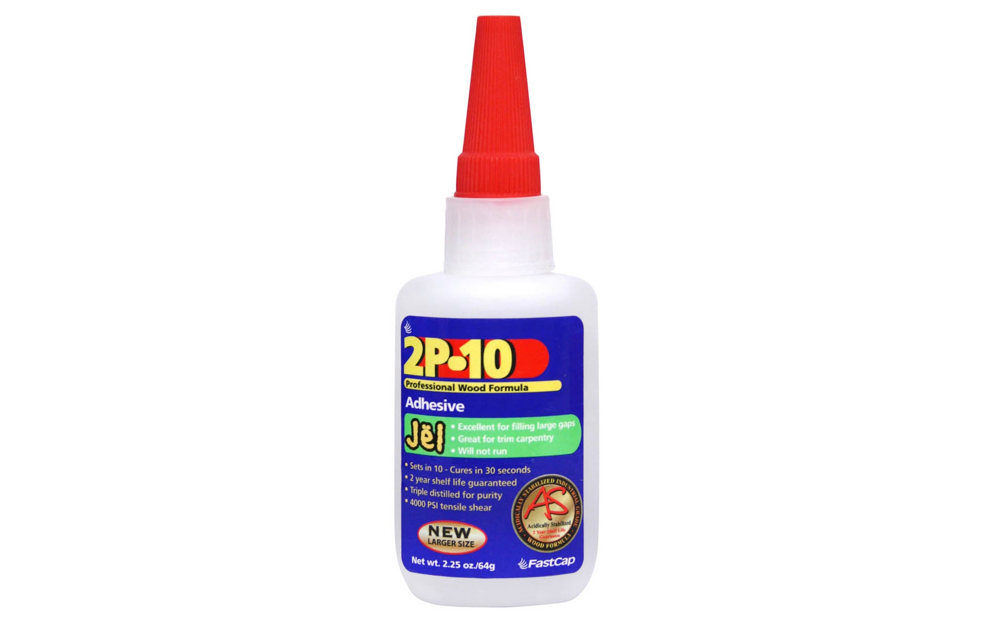 FastCap 2P-10 Adhesive Glue ~ Jel - 2.25 oz