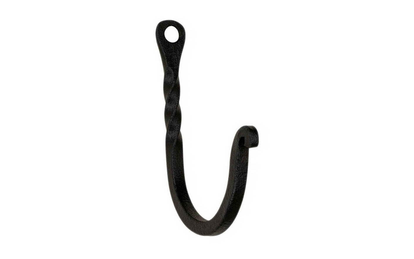 Hand-Forged Twisted Hook ~ 2" Long