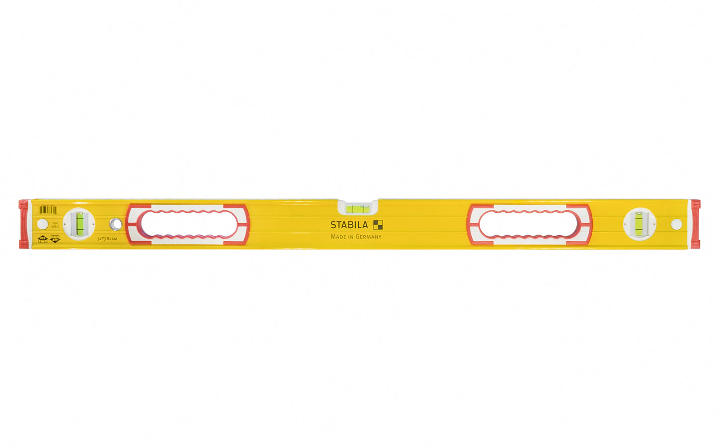 Stabila 32" (81 cm) Heavy Duty Level ~ Type 196-2 - No. 37432 ~ Made in Germany - This level in particularly is useful for building installation & for contractors, since it's 32" size fits door headers, window sills, & thresholds