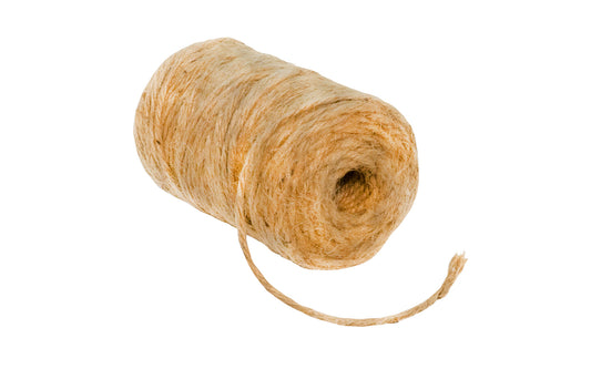 4-Ply Twine Natural Jute Fiber - 147'. Biodegradable, low stretch twine with no added chemicals. Ideal for gardening, arts & crafts projects, wrapping gifts, & other general household applications. Natural brown color. Working load limit is 4 lbs. 4 Ply Natural Jute Fiber