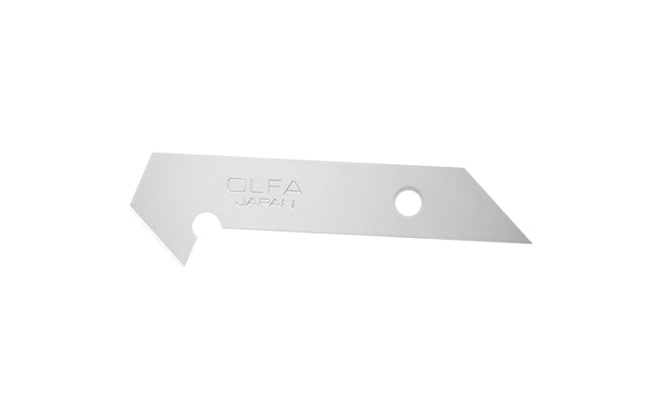 Olfa "PB-450" Plastic Laminate Cutter Blades - 5 Pack.  Made from high-quality carbon tool steel.  Japanese premium carbon tool steel. Made in Japan. 091511500233. Made in Japan