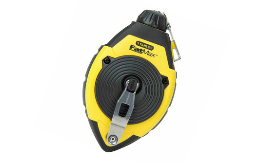 Stanley FatMax 100' Chalk Line Reel ~ 47-140 - This chalk box is great for wood, concrete, drywall, & more. 100' (30 m) long line 