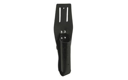 Klein Leather Pliers Holder - Closed Bottom - 5112 - Made in USA ~ Slotted to fit belts up to 2" wide ~ Riveted leather construction for long life - Pockets for 7", 8" or 9" side-cutting pliers  - Closed bottom prevents nose of pliers from protruding & wearing or tearing your clothes - Leather Tool Pouch Holder - Model 5112